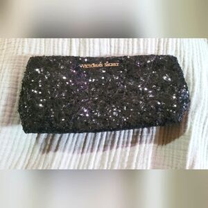 Victoria's Secret Black Sequin Clutch
